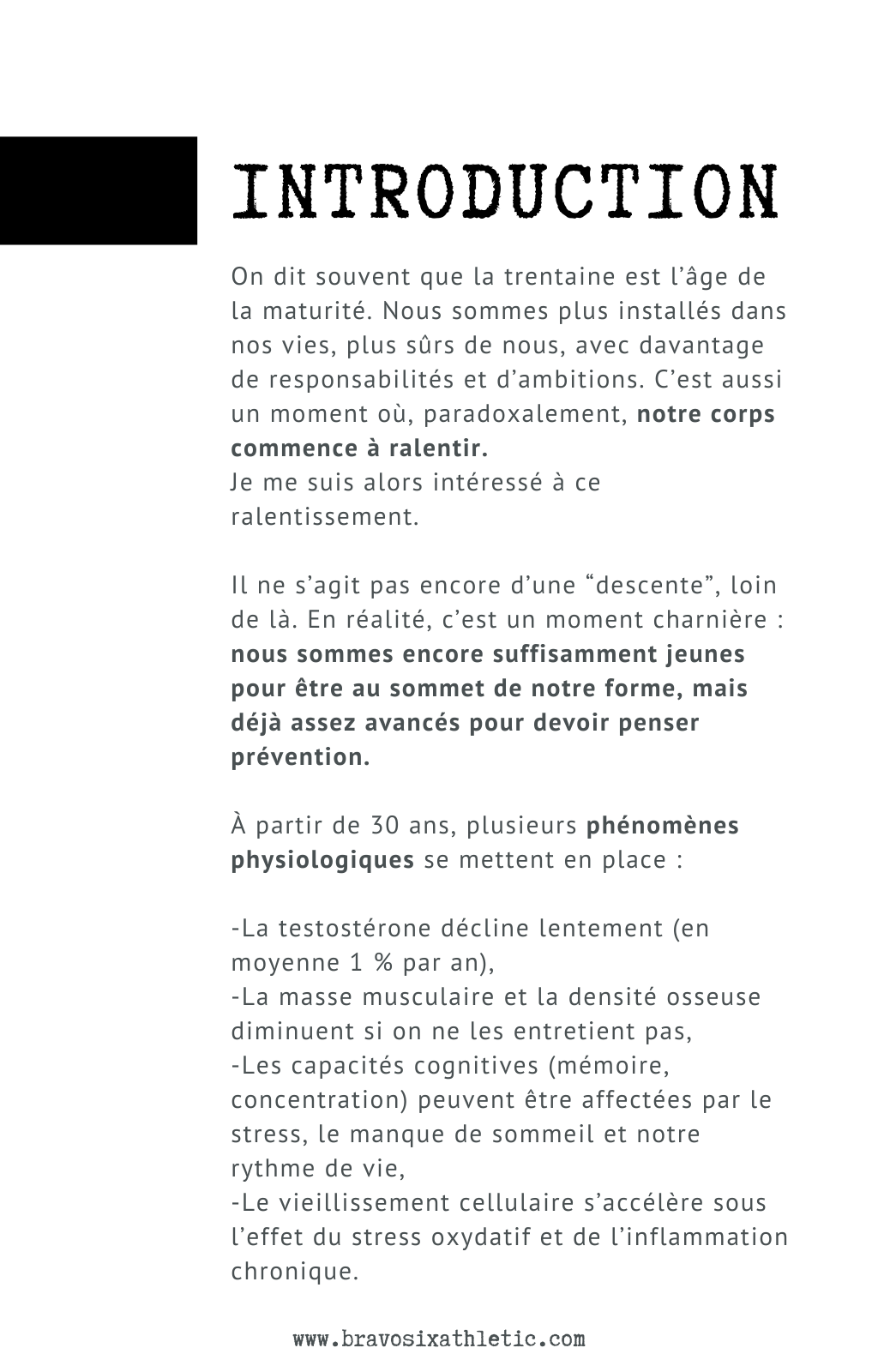 GUIDE ESSENTIEL DES COMPLEMENTS - HOMME 30+