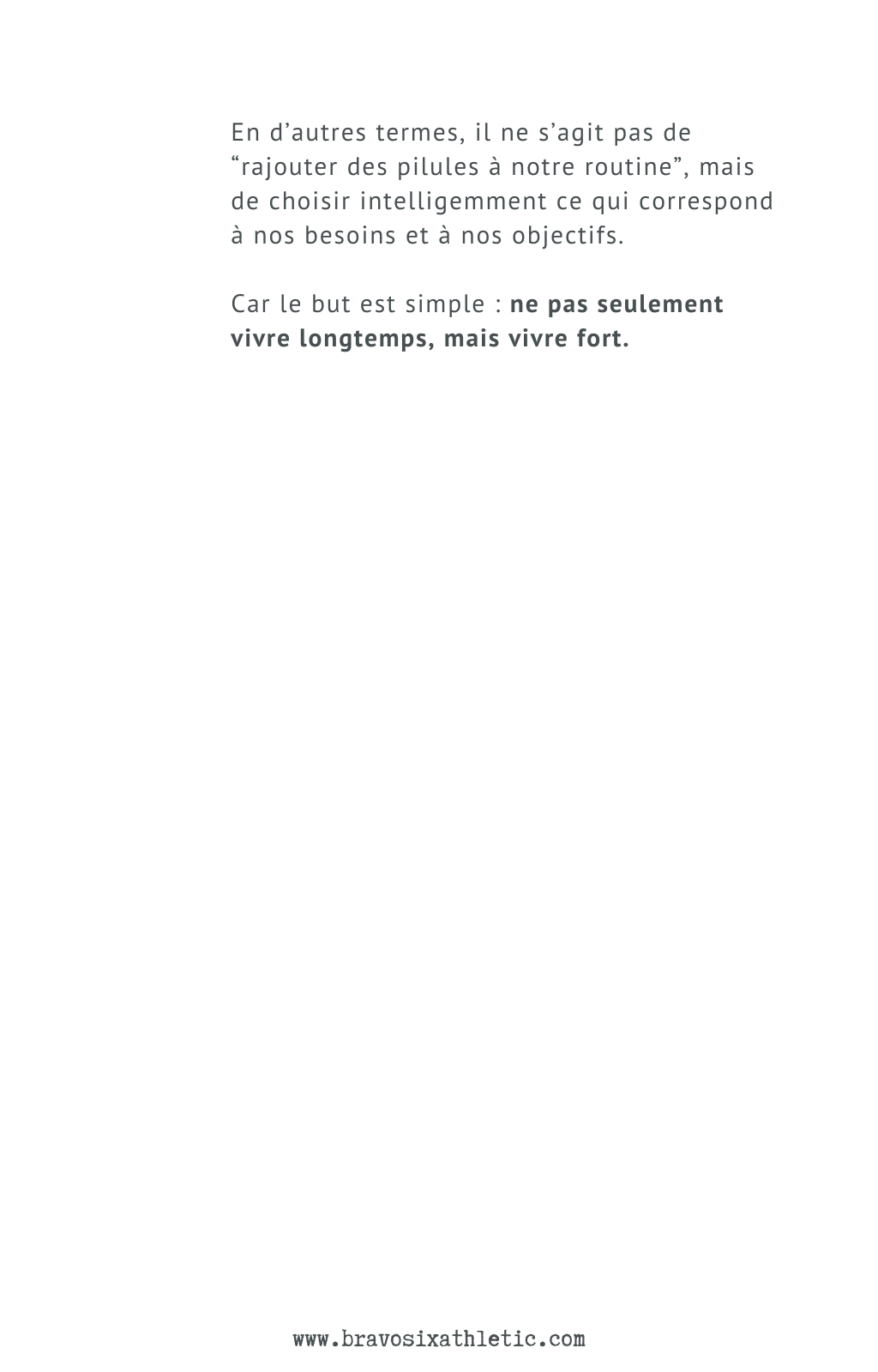 GUIDE ESSENTIEL DES COMPLEMENTS - HOMME 30+